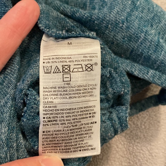 Old Navy Teal Knit Romper Size M - Picture 5 of 5